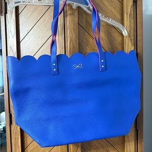 Bath & Body Works Vibrant Blue Scalloped Tote